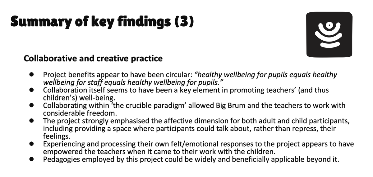 Big_Brum's tweet photo. "What do I value as a Drama teacher?"
Teachers at the Drama Hub meeting last night explored questions about professional authenticity & wellbeing in the context of their own research and practice, and drawing on recent findings from the #tobeproject
#BCUDramaMTL https://t.co/prClPB09im