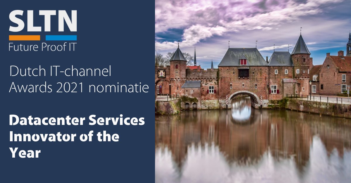 De mooie case met Gemeente Amersfoort leverde <a href="/SLTNbv/">SLTN - Future Proof IT</a> wederom een prachtige nominatie op. Dit keer voor Datacenter Services Innovator of the Year voor de Dutch IT-channel Awards!
Natuurlijk willen wij deze graag winnen. Wil jij ons daarbij helpen? bit.ly/3GnV8h0
#SLTN