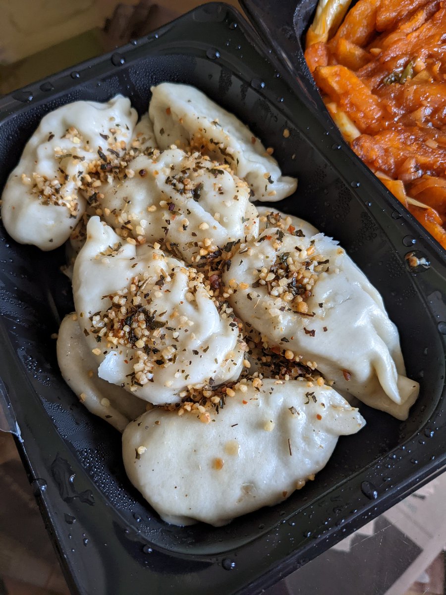 citizenkamath's tweet photo. Finished my article and ordered some Chicken Momos and Chilli Potato to celebrate!
Thanks for the advice @SantoshNJois 😁😁
#SaltPepperFoodGuide #citizenkamath https://t.co/z3f8HzZBC8