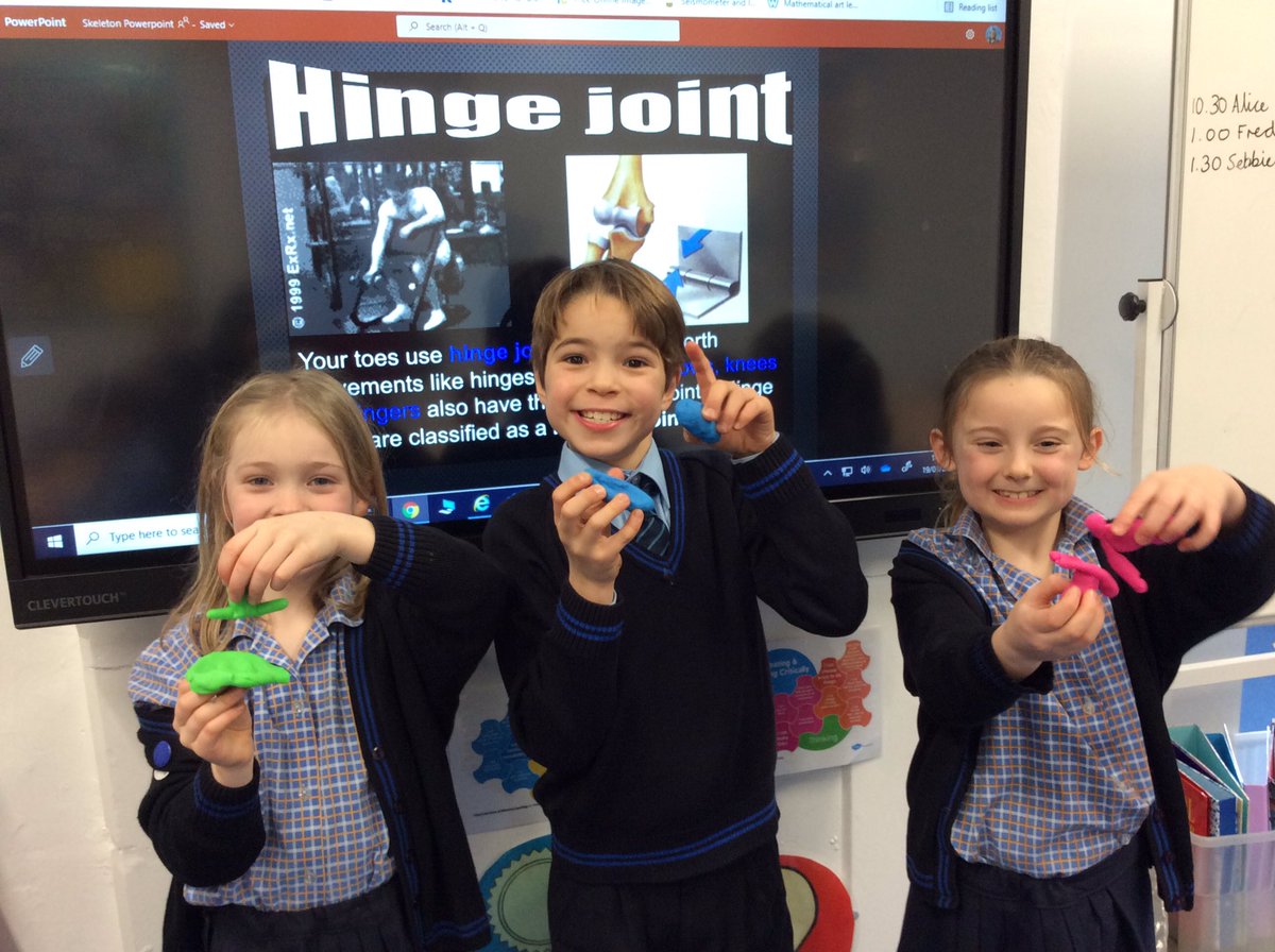 StMargs_Year3's tweet photo. Great work @StMargs_Year3! Super playdough models of some of the different joints in our bodies! @StMargaretsPrep #StMargsScience #OurSkeleton https://t.co/BLfHMpkwSu