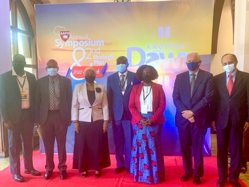 Pleased to join Minister of Health @ummymwalimu and others today at a research symposium sponsored by @AAPH_Africa. The work presented today provides key insights to improve malaria, maternal & child health, and HIV/AIDS programs.