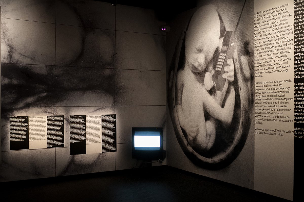 Entrance of DeStudio #retrospective "Hangover" at #fotografiskatallinn May to Oct 2021