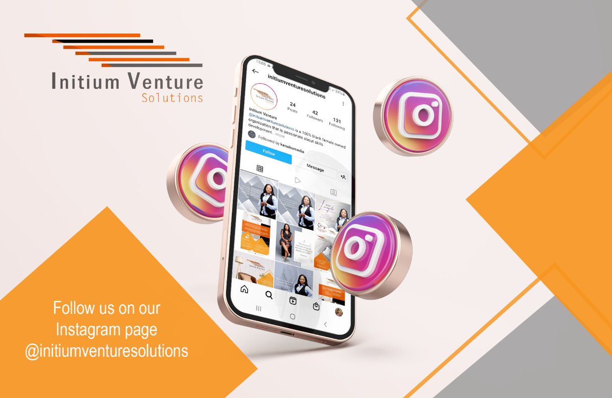 Hey, follow us on Instagram @InitiumVentureSolutions 👍😁