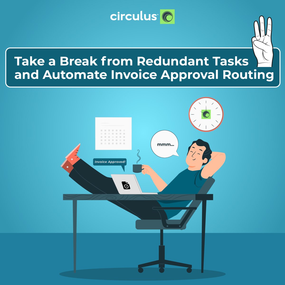 CirculusTech's tweet photo. Is your AP Team stressed? Don’t let your team burnout due to error-prone AP Processes. Here’s how Circulus will help: https://t.co/6vCM8c55No
#HappyTeam #StressFreeProcess #StopBurnout #AccountsPayable #AutomationSolutions https://t.co/RljjnoC5QG
