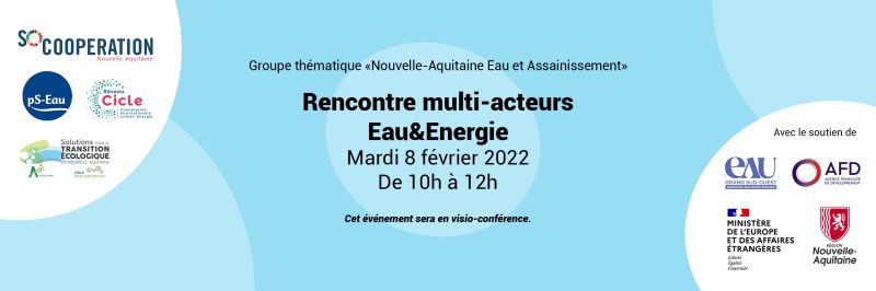 📢 Venez échanger lors de la rencontre multi-acteurs autour d'initiatives et de projets de développement liant les thématiques #eau et #énergie.

📆 8 février en visio
📌 Inscription : zcu.io/hL2Y