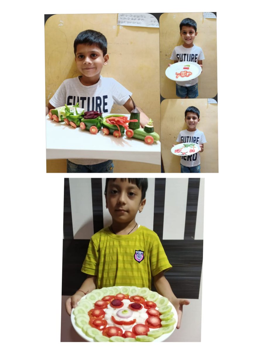 Meridian_Kalyan's tweet photo. Virtual Vegetable Salad day celebration in Primary Section. https://t.co/Cp1Km00AAd
