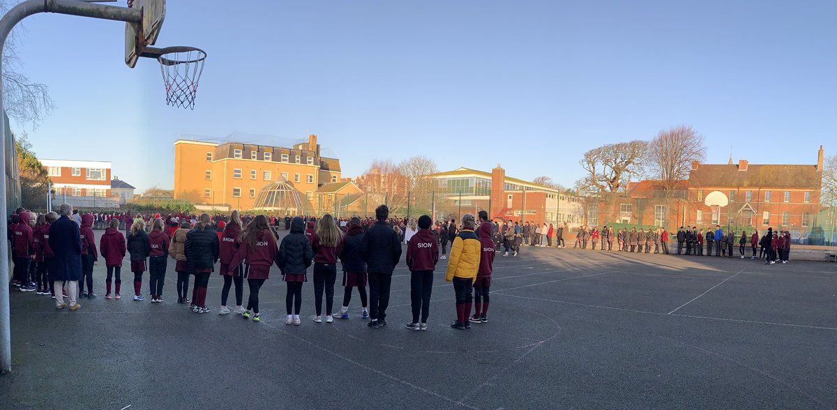 SionSchool's tweet photo. We are celebrating our Founders’ Day today and have started the day coming together as a whole community, being reminded by Mr Jeffery about our history and our ethos. #FoundersDay2022 #SionCommunity #OurSion https://t.co/emD134GmRv