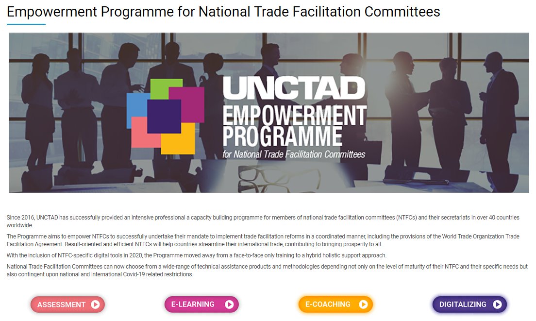 JanHoffmann_gva's tweet photo. JIT for our global Forum on 1 to 4 February (https://t.co/LyktvhtjtK), check out our comprehensive Empowerment Package for Trade Facilitation stakeholders here https://t.co/JVs1qczeSU. #Assessment #ELearning #ECoaching #Digitalization https://t.co/M69E6AoxCP