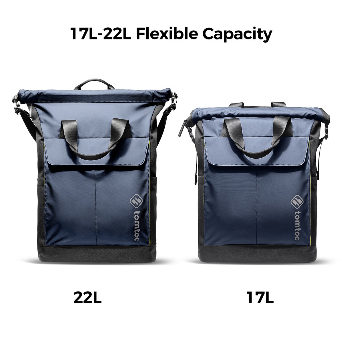 tomtoc_official's tweet image. Whether you are the packing-light-out-pack-full-back type or, vice versa. This Rolltop backpack will give the space needed. #tomtoc 
3 colors available🇺🇸
Black, Silver Gray, Navy Blue.
SKU: A61-E01
#rolltopbackpack #travelingwithtomtoc