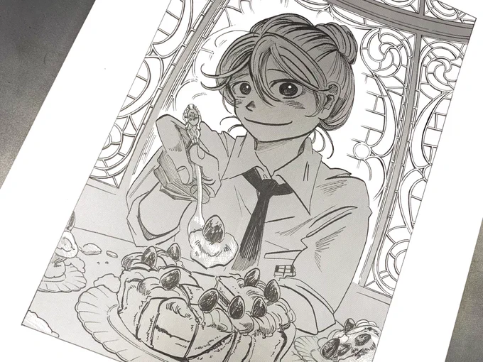 先週の扉絵と今週の扉絵で繋げました! 