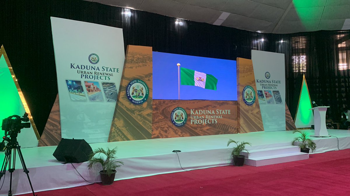 OzoMusty's tweet photo. We Are All Set To Receive President @MBuhari As He Commissions The #KadunaUrbanRenewal Projects Executed By @GovKaduna @elrufai 

#PMBinKaduna https://t.co/Q8yHHLget3