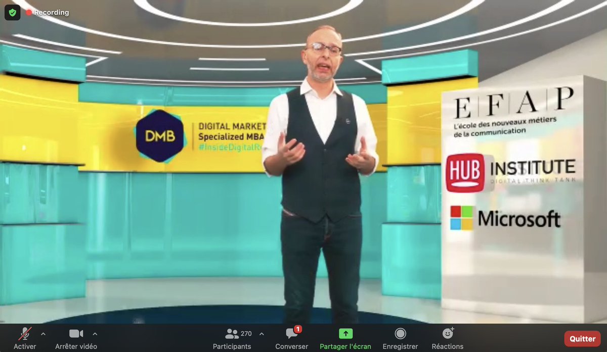C’est parti pour le #VisionaryDay !! 

🔵1 journée  
🔵13 intervenants 
🔵+300 étudiants

Cette année, focus sur #InsideDigitalRevolution 
#MBADMB #GOGOGO