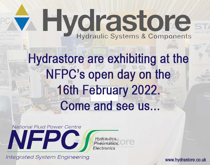 We are back at the National Fluid Power Centre (UK) open day on the 16th February to exhibit all our products and services. Why not come and visit us for a chat we would be happy to help with anything we can!

#NFPC #openday #exhibition #products #hydraulics #engineering