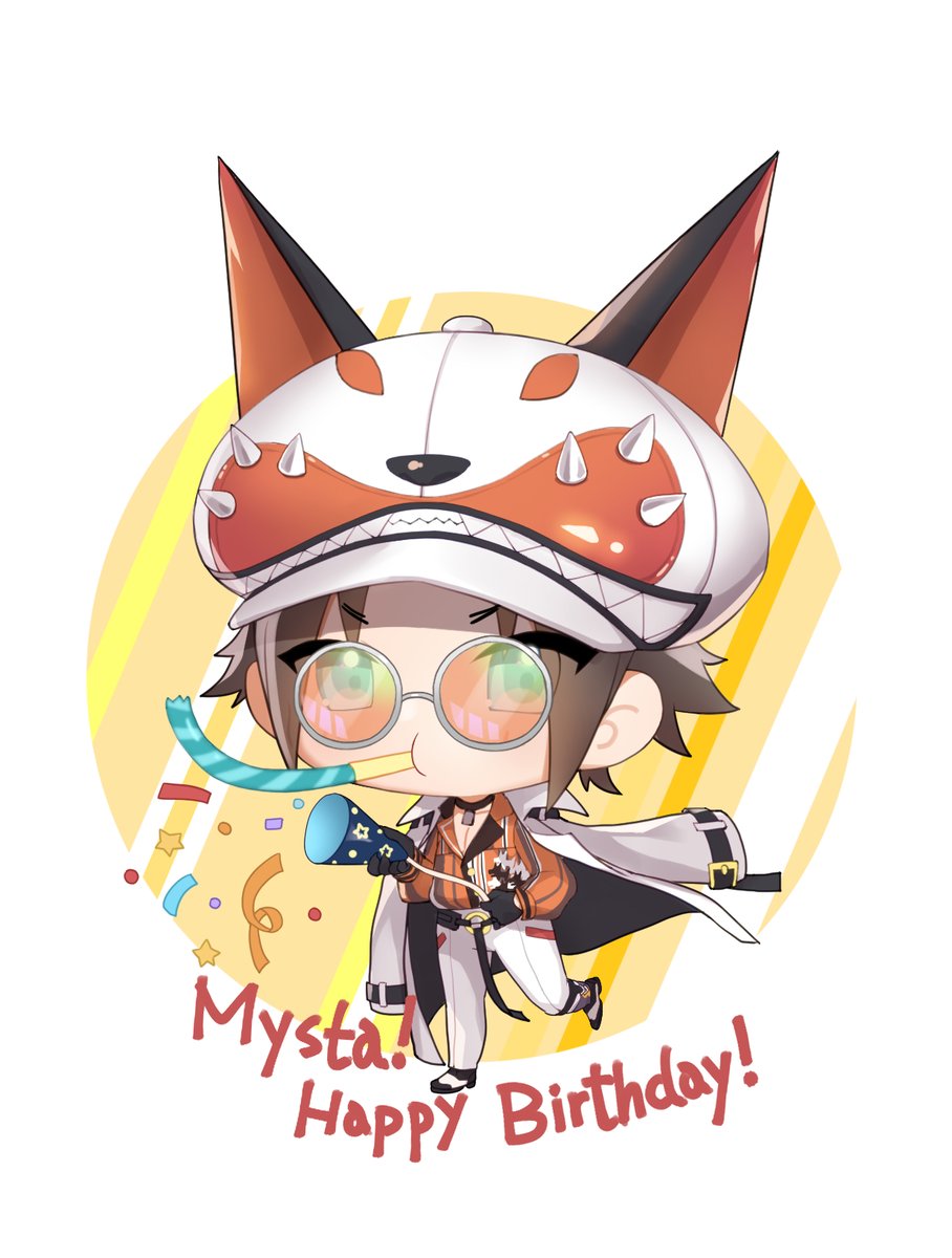 「Happy Birthday Mysta!#Mystabration#MystA」|ウミキ UMIKIのイラスト