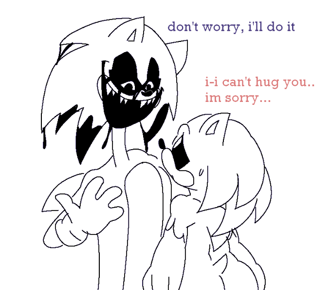 BoiSansy1's tweet photo. Thanks to @FabToon for making this beautiful stuff with tsume sonic and Fêàřłêšš 
#sonicexe https://t.co/2JDb2erCAO