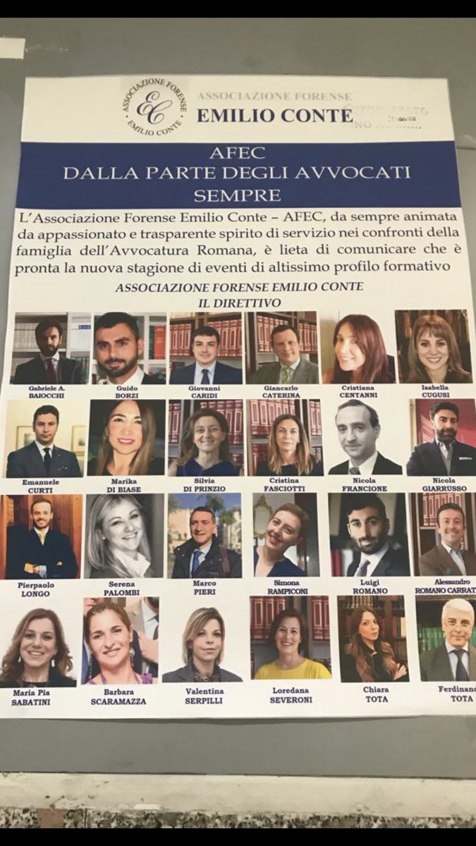 Avv. Antonio Conte (@avvantonioconte) on Twitter photo 