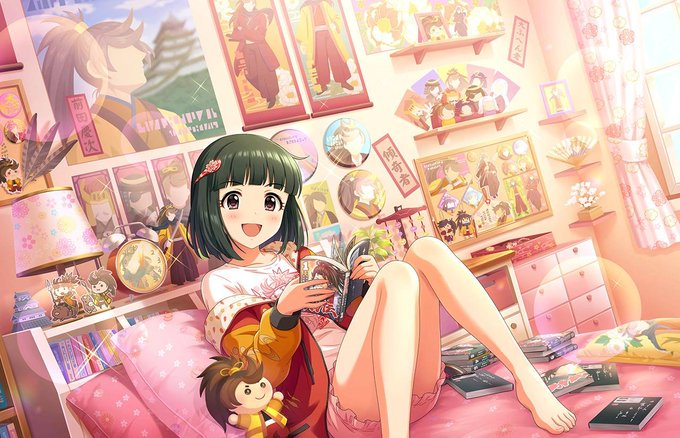 これと同系統で前描いた時にさんざん言いましたが丹羽ちゃんも自室に男入れてるのにこの無防備スタイルは何!?と言うのがありましてね 