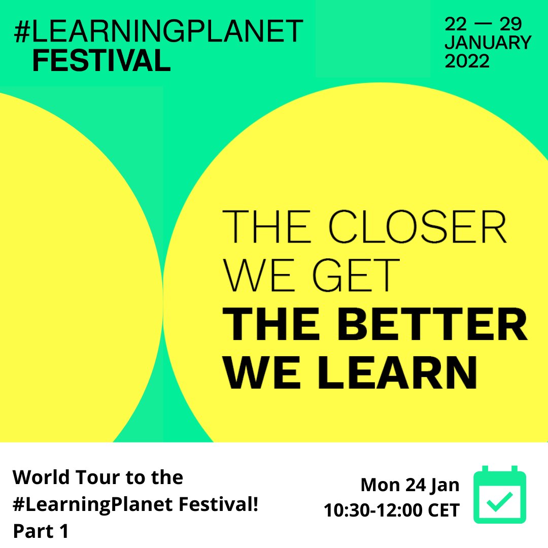 UNESCO-UIL (@uil) on Twitter photo Sign up for the #LearningPlanet Festival and join our Director <a href="/DavidAtchoarena/">DavidAtchoarena</a> & the mayor of the UNESCO learning city of Yeonsu 🇰🇷 to celebrate #lifelonglearning around the world!
🗓️ 24 January 2022, 10.30h CET
✍️🏽 festival.learning-planet.org/event/world-to… Sign up for the #LearningPlanet Festival and join our Director <a href="/DavidAtchoarena/">DavidAtchoarena</a> & the mayor of the UNESCO learning city of Yeonsu 🇰🇷 to celebrate #lifelonglearning around the world!
🗓️ 24 January 2022, 10.30h CET
✍️🏽 festival.learning-planet.org/event/world-to…