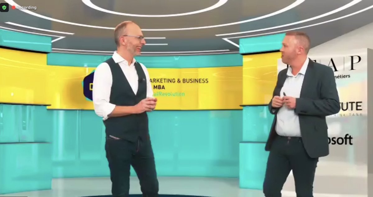 Pour la deuxième année consécutive on assiste au #VisionaryDay avec de nombreux acteurs du digital ! 

#MBADMB #InsideDigitalRevolution #TransfoNum @MBADMB