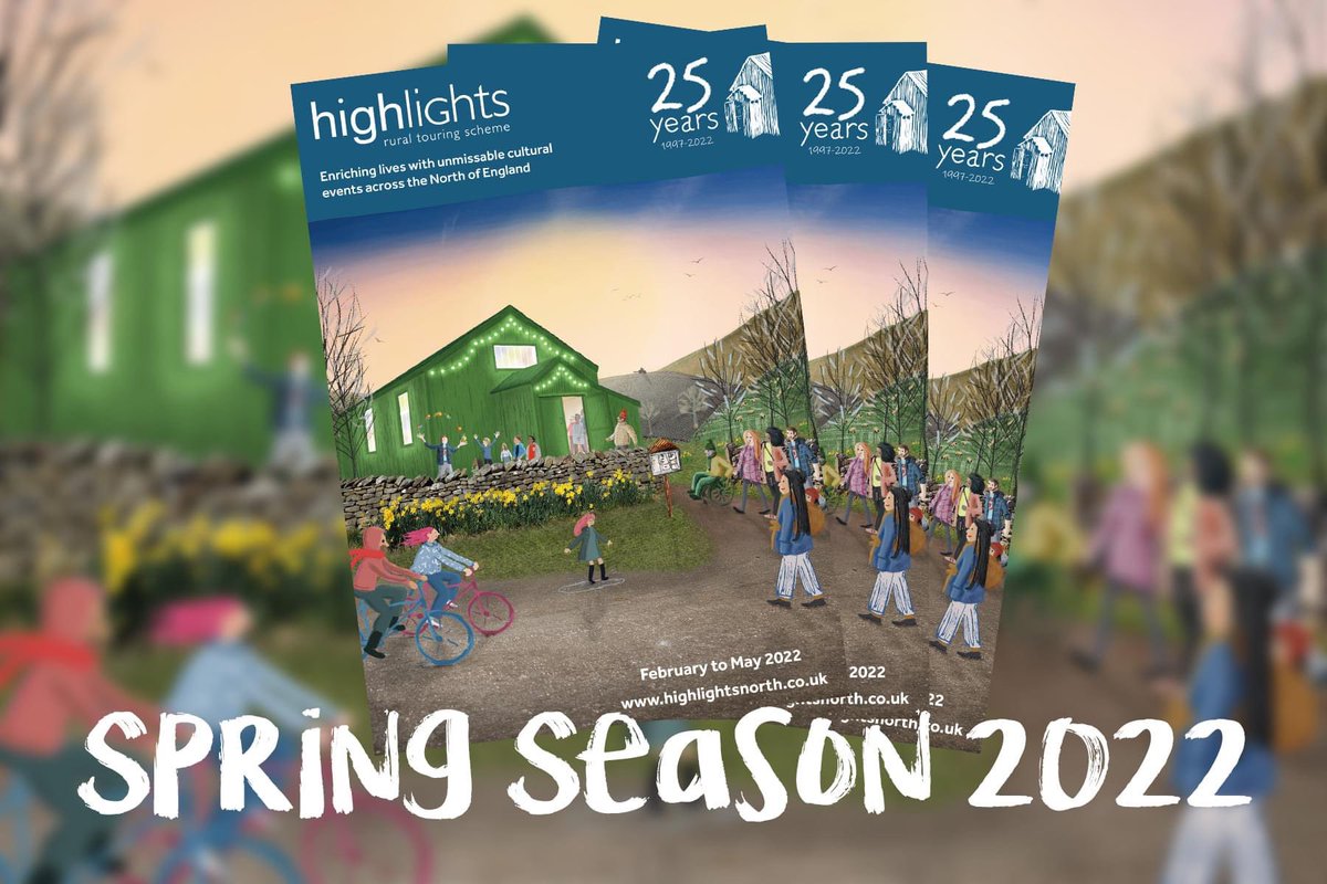 And we’re on sale! It might be chilly out there but we’re warming up with the thought of lighting up our village halls this Spring with a range of fabulous performances. Check out our website for the full listings. #RuralTouring #Cumbria #CountyDurham #Northumberland