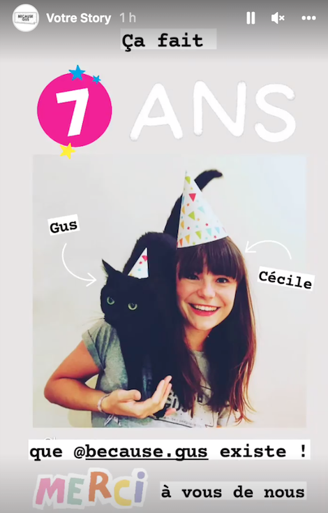 <a href="/BecauseGus/">Because Gus</a> souffle sa 7ème bougie aujourd'hui !!