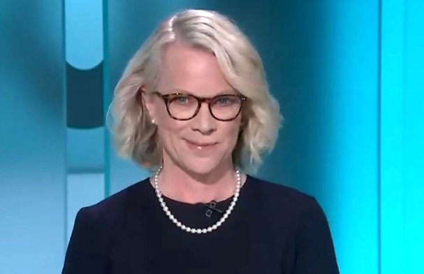 I nominate Laura's smile at the end of the show following her explanation as to why she used the word 'corruption' in her question to Josh Frydenberg for a Walkley award. #abc730