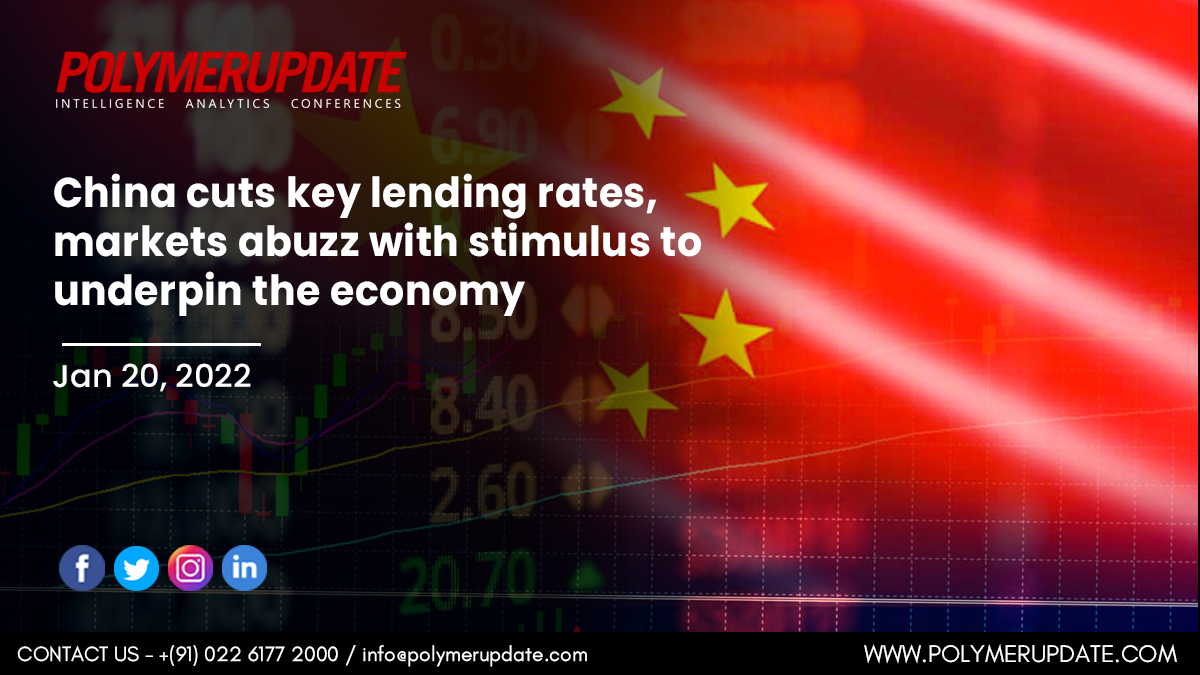 Stepping up monetary easing efforts, China’s central bank cut its benchmark lending rates on Thursday, for the first time in nearly two years, to prop up a slowdown in the world’s second-largest economy.
.
Read full article :  https://t.co/diKzT3rbUU
.
.
#PolymerNews https://t.co/oeJC6Xzqxw