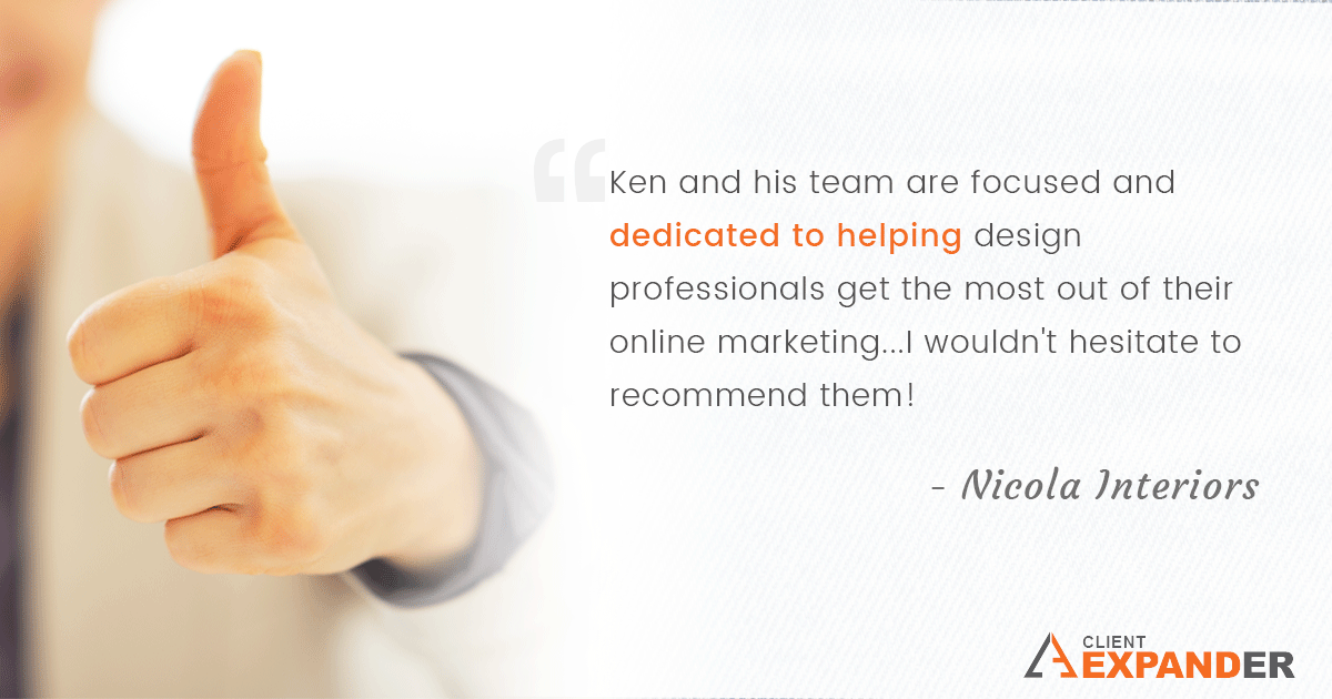 "I started working with Client Expander a little over two years ago on the recommendation of a colleague. I am so happy with the service they provide to my company."  Read more from this client review, here: goo.gl/8FdK9l