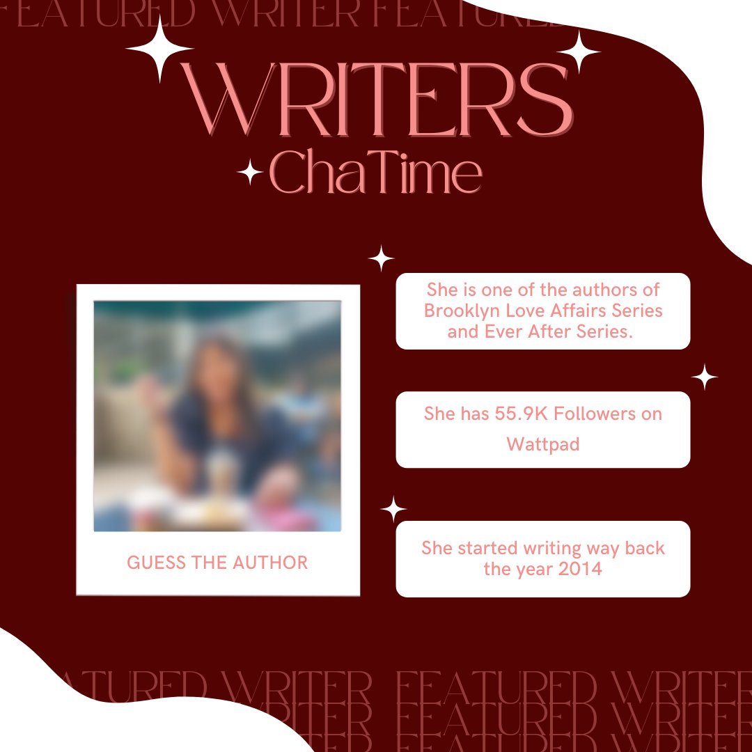 writersphorg's tweet photo. It's time for #WPHWritersChaTime! Guess who will be our guest writer for this week? The photo has all the clues you'll need.
Mention the name of the author you've picked below and prepare your questions for her on Saturday! Stay tuned! https://t.co/ZZPRu2tLQZ