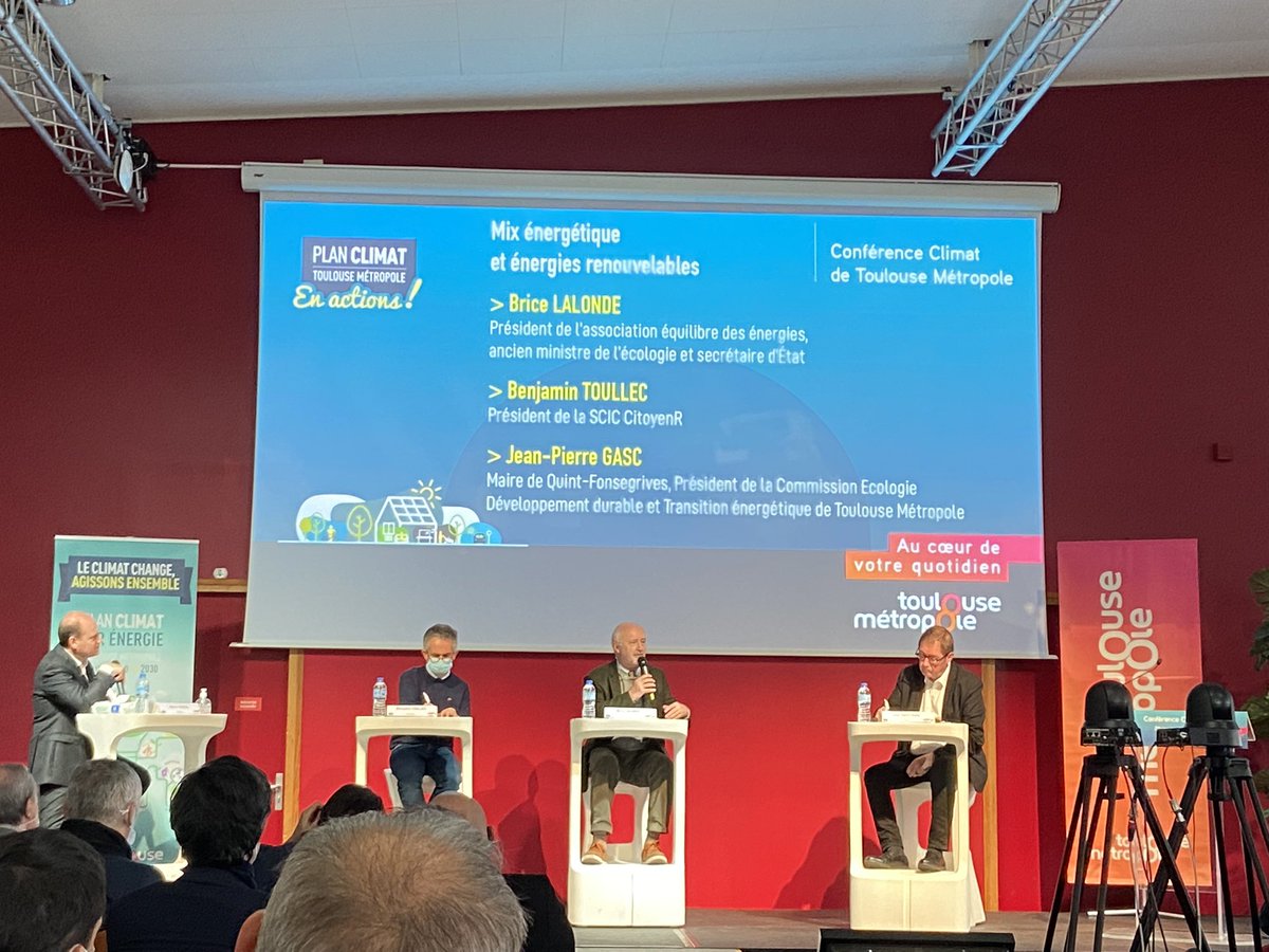 Guillaume MALE (@gmabsolut) on Twitter photo Intervention inspirante de <a href="/bricelalonde/">Brice Lalonde</a> lors de la #ConférenceClimat de #Toulouse sur le #MixEnergetique et les #ENR
🗣Il faut placer la baisse des #GES comme une priorité des actions du #PCAE dont les transports représentent 50%
🔛 l’électrification est un levier important ! Intervention inspirante de <a href="/bricelalonde/">Brice Lalonde</a> lors de la #ConférenceClimat de #Toulouse sur le #MixEnergetique et les #ENR
🗣Il faut placer la baisse des #GES comme une priorité des actions du #PCAE dont les transports représentent 50%
🔛 l’électrification est un levier important !