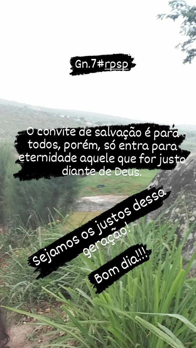 erineidef's tweet photo. Oh, Senhor! Quero ser como Noé: justo!
Para que nesta geração, oTeu olhar possa me enxergar também. https://t.co/3pQzPmyeVh