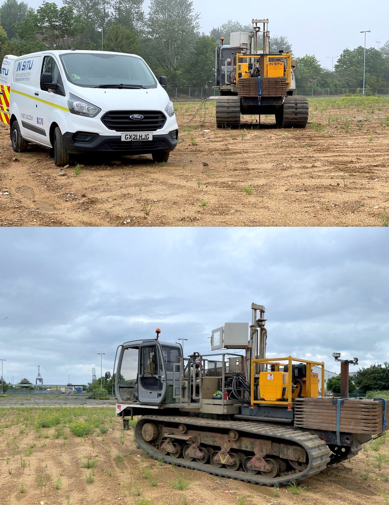 InSituSI's tweet photo. Cone Pressuremeter testing in Suffolk using the 'Griffen', CPT 017 #InSituSI #griffen #pressuremeter #conepressuremeter #Suffolk https://t.co/vQG9n5rT2F