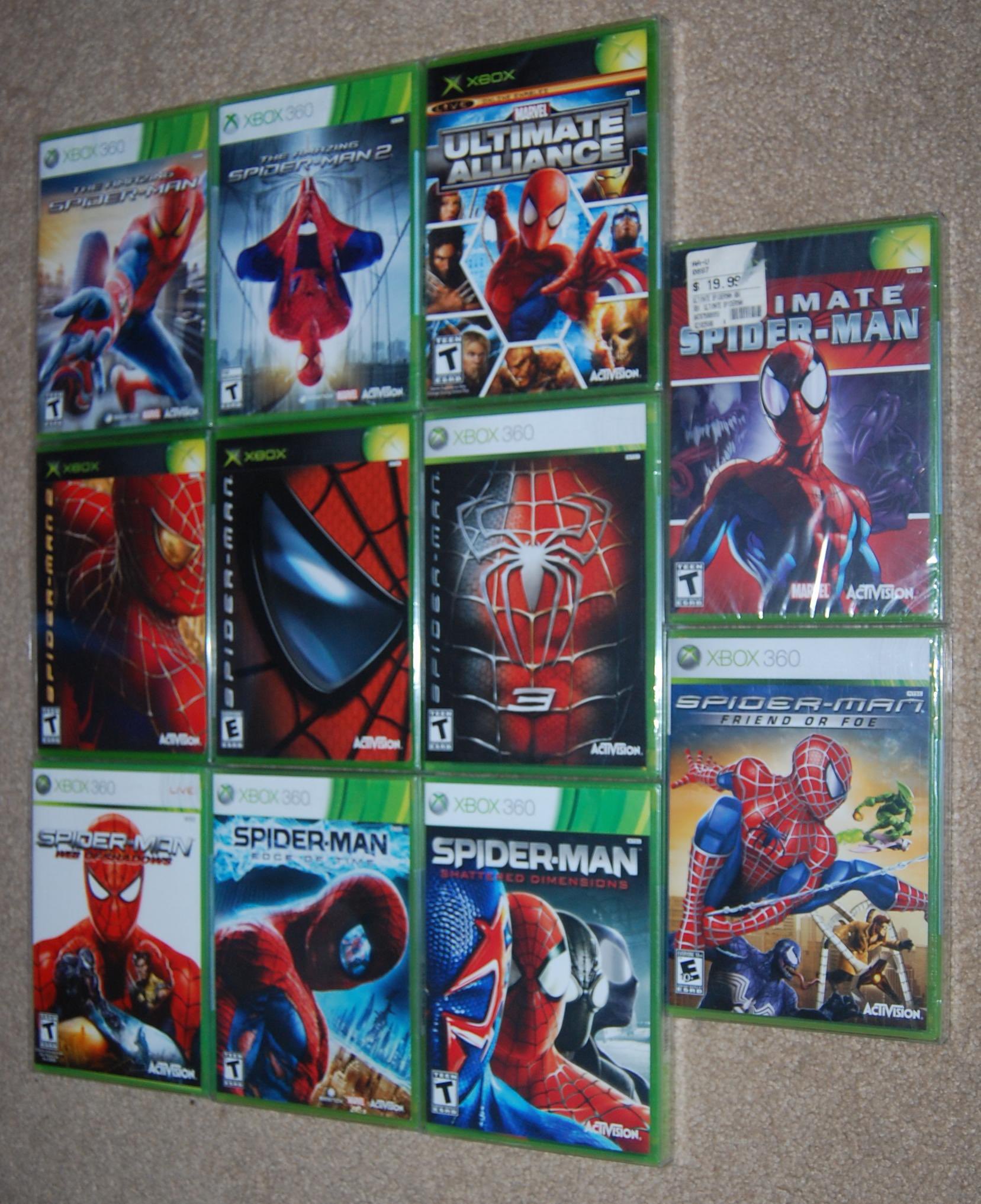 All Spider-Man Games on Xbox 360