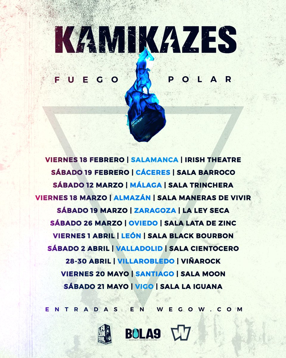 🔥🧊GIRA - FUEGO POLAR🧊🔥
Familia, salimos a la carretera! 
En que ciudad nos vemos?
Entradas ➡️ cutt.ly/tIPTQKV
