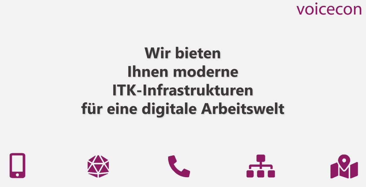 VoiceconG's tweet photo. ZEITGEMÄßE ITK-LÖSUNGEN FÜR MITTELSTÄNDISCHE UNTERNEHMEN
#Mittelstand https://t.co/t6u20RtOxJ