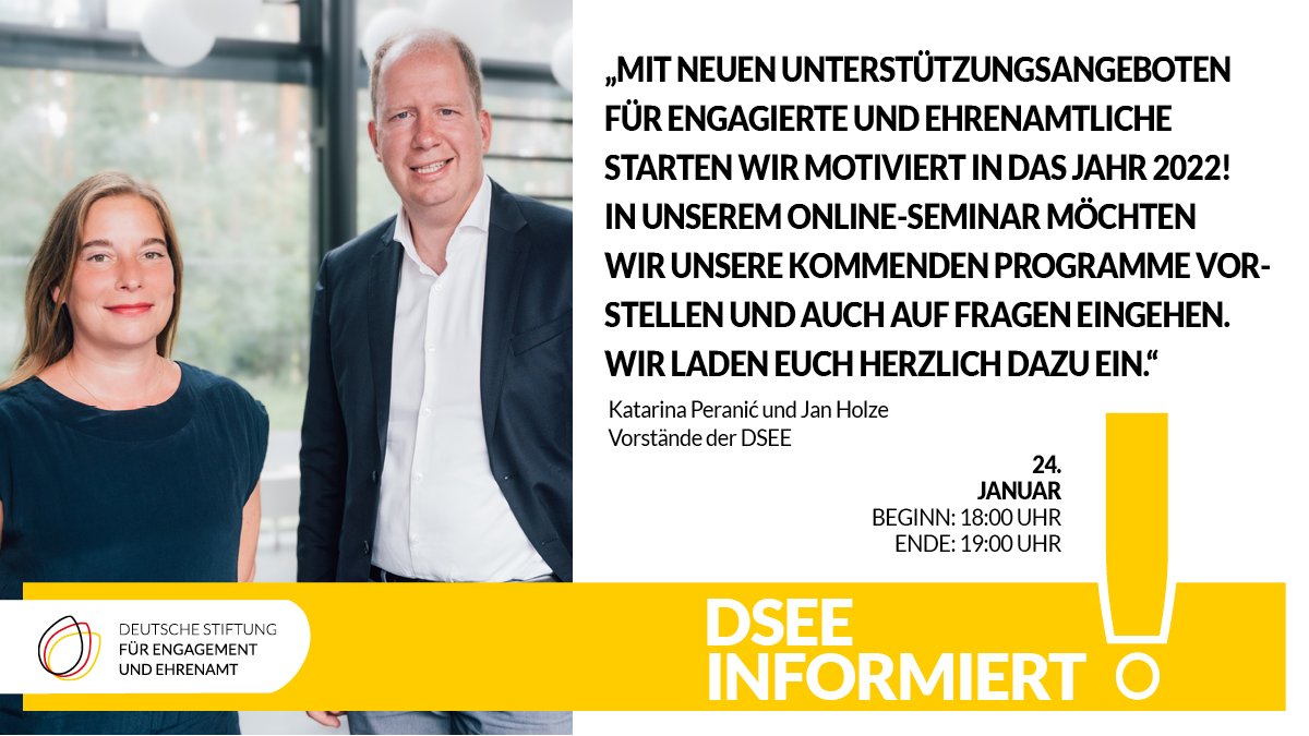 Deutsche Stiftung für Engagement und Ehrenamt tweet media