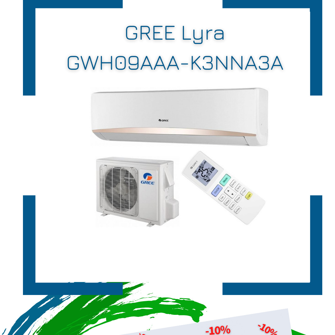 KlimaTron_com's tweet image. Нужен кондиционер с оптимальным соотношением цена-качество? Серия кондиционеров Lyra может стать отличным решением!
GREE Lyra GWH09AAA-K3NNA3A объединяет в себе не только стильный внешний вид, но и расширенные функциональные возможности.