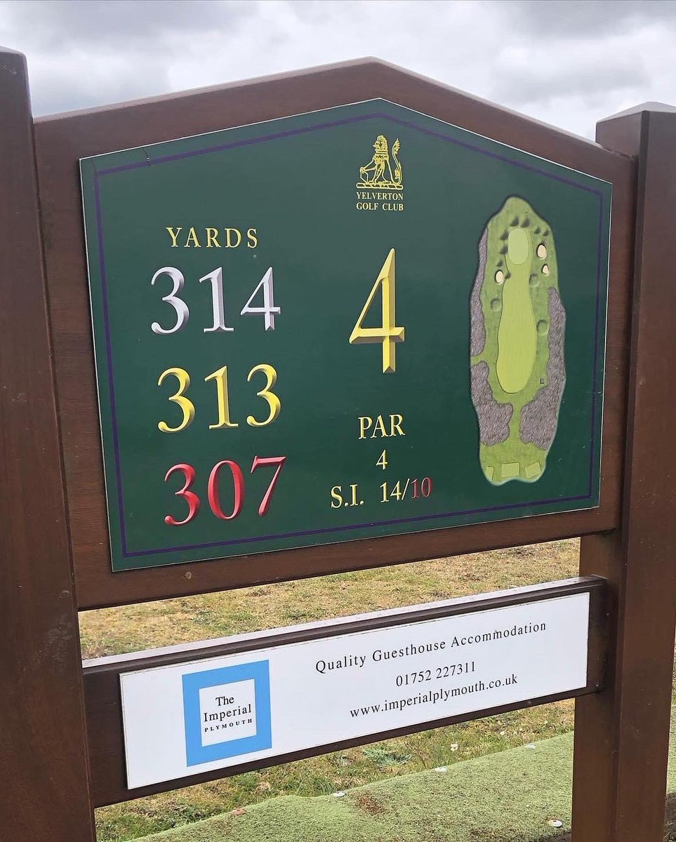Yelvertongolf's tweet photo. With well over 600 members and thousands of visitors to Yelverton Golf Course each year, there has never been a better time to be a Tee Sponsor and get your business maximum exposure!!! Call 01822 853 593 or email membership@yelvertongolf.co.uk for more details https://t.co/CRGMn1ugLZ