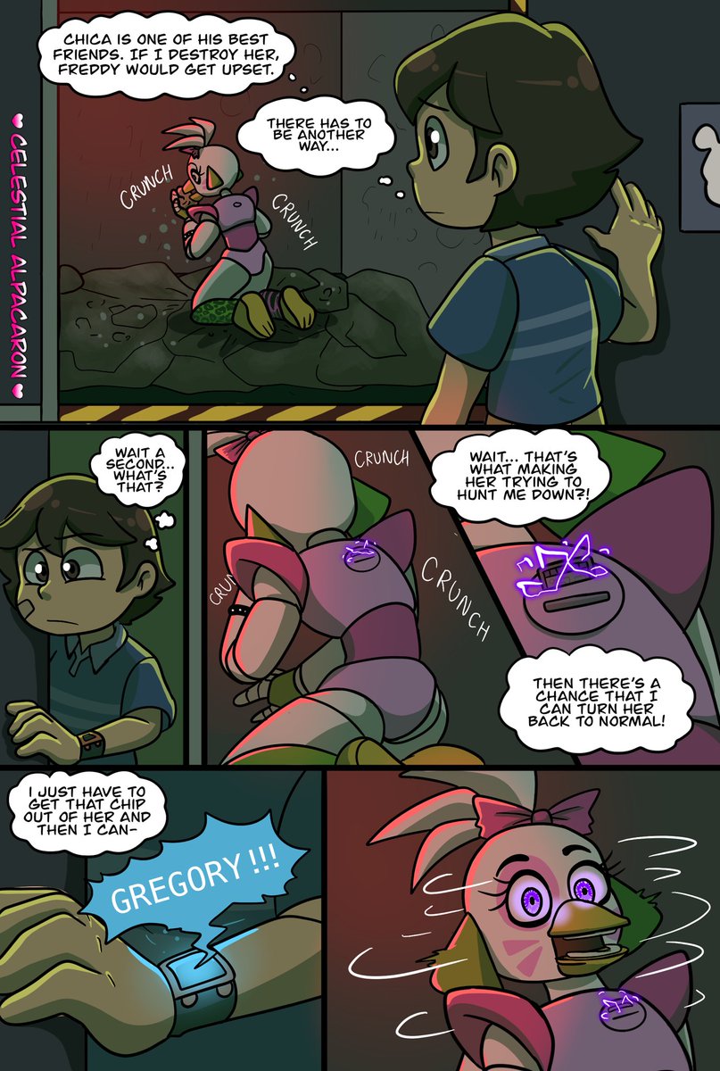SuperCellAlpaca's tweet photo. So what if Gregory decided to wake up and not choose violence #fnafsb #fnafgregory #fnafchica #fnafsecuritymalwarebreached https://t.co/Vjx39UCGEU
