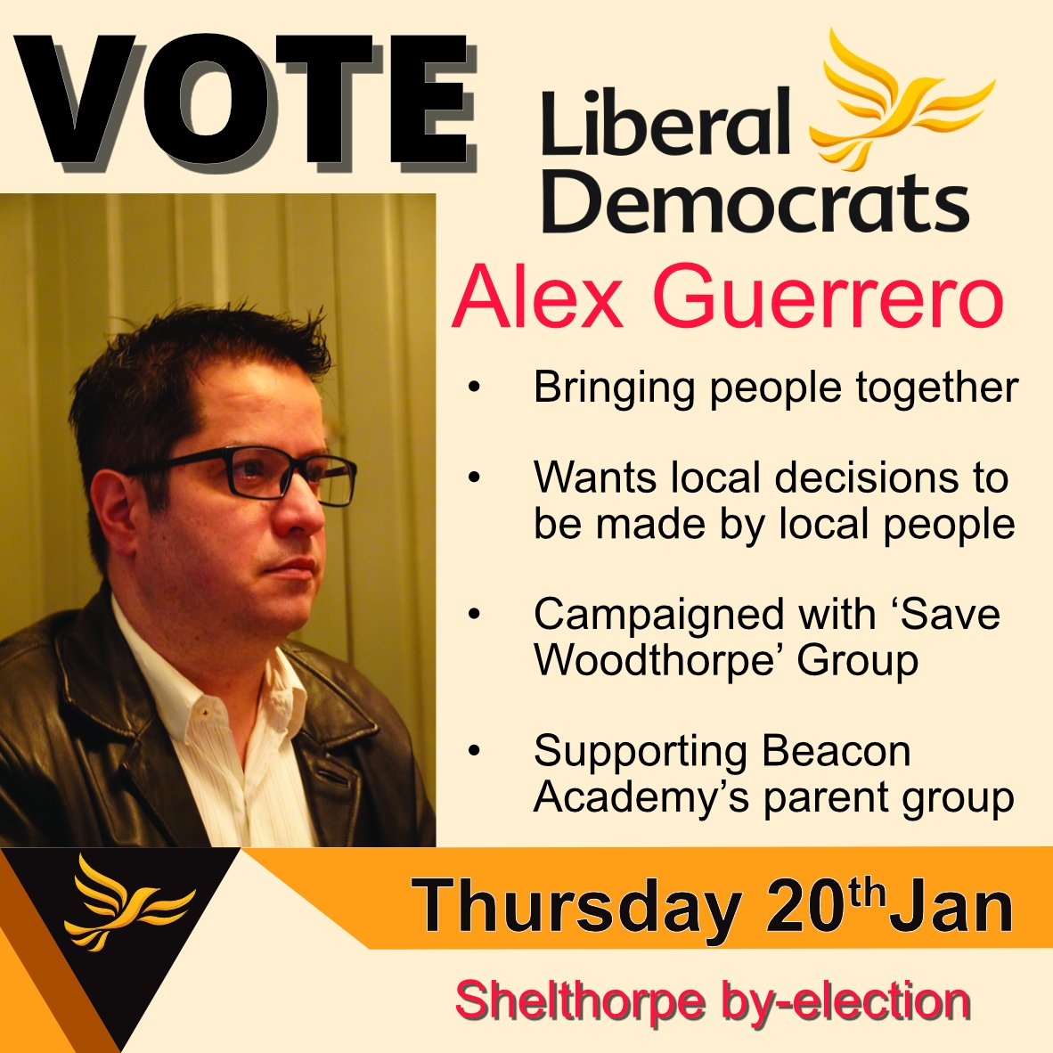LCM_LibDems's tweet photo. If you live in Shelthorpe, don't forget to get out and vote today in your by-election. Alex and Manu are both passionate about making Shelthorpe a better place to live. https://t.co/gllglyf1Dc