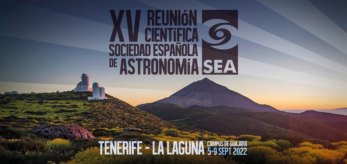 SEA_astronomia's tweet photo. Ya tenemos sitio, fecha y ¡muchas ganas!
La XV Reunión Científica de la SEA tendrá lugar en La Laguna (Tenerife) del 5 al 9 de septiembre 🔭👇
https://t.co/BXO0M6cEzh
@IAC_Astrofisica @ULL https://t.co/VAI9sv0cpQ