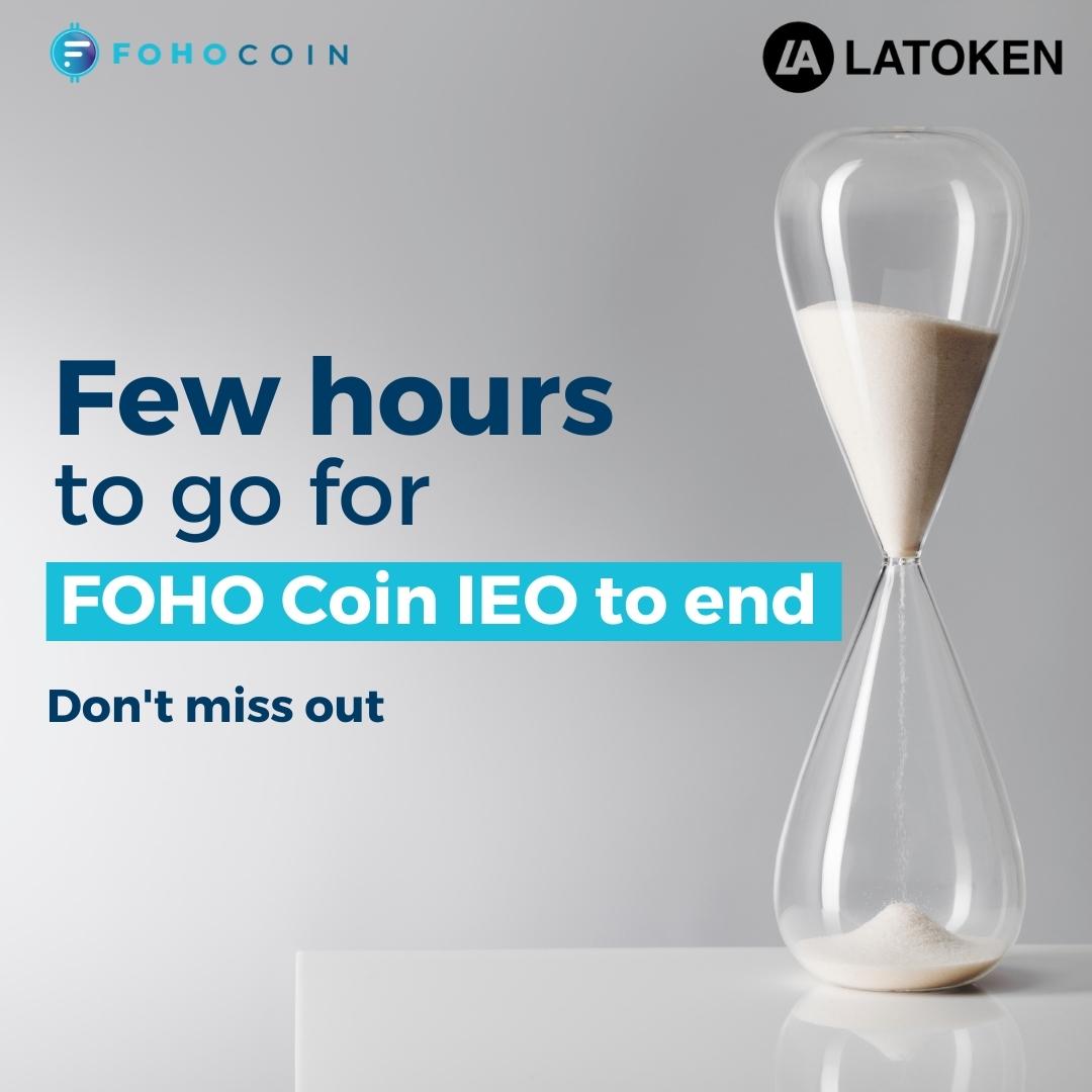 LetsFOHO's tweet photo. Time is running out! 

If you're wondering why you need to participate, catch our next post! 

Participate in the IEO: https://t.co/rU4fF8vNik

Know more about FOHO Coin: https://t.co/ZGjpNPqNUq

Know more about FOHO / View properties: https://t.co/98YsL8JhqS

#crypto #realestate https://t.co/Tzll99TObI