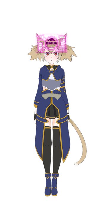 シリカ立ち絵。 