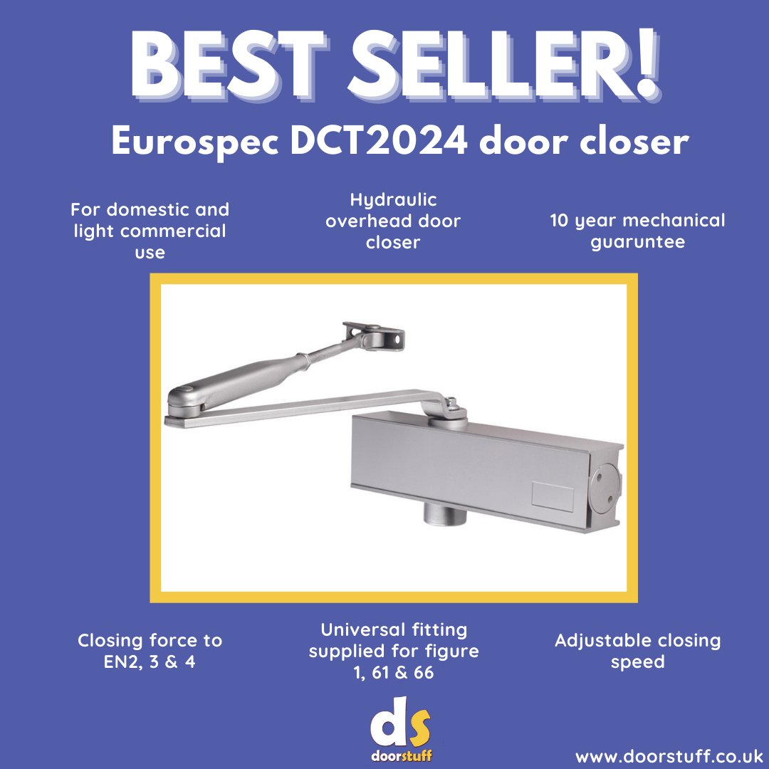 doorstuff's tweet photo. BEST SELLER FROM 2021!
For more information about this product check out our website; https://t.co/iLSKdA3vJJ
#doorcloser #DIY #ironmongery #eurospec #doorstuff #homerenovation #hardware https://t.co/Li0C6QkPUu