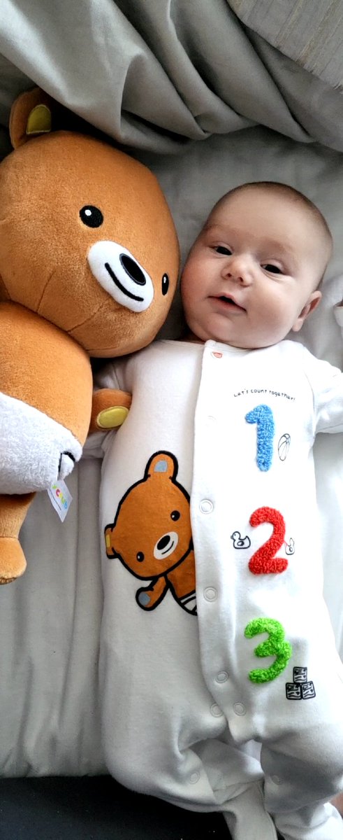 jade_says_stuff's tweet photo. @thebabyclubtv 7 week old Fearne and her Baby Bear ❤ https://t.co/1Qn3EXzg2C