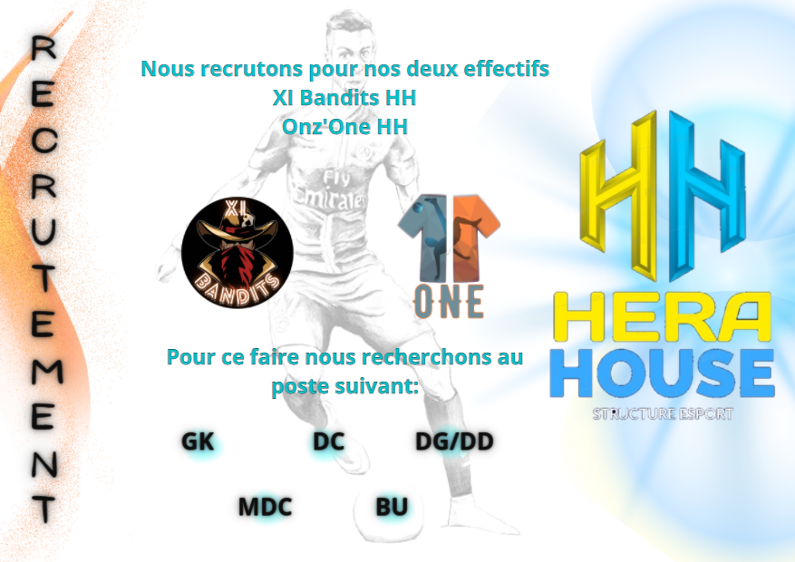 Nous recherchons activement des joueurs investis, sérieux, assidus et compétitifs ...

Intelligence de jeu, de placement et de collectif !

VPG France, 
VPG Belgique,
E-Fifa
ESPORTFA
PPL

<a href="/Rabzadz2/">Rabza (mahrez)</a>