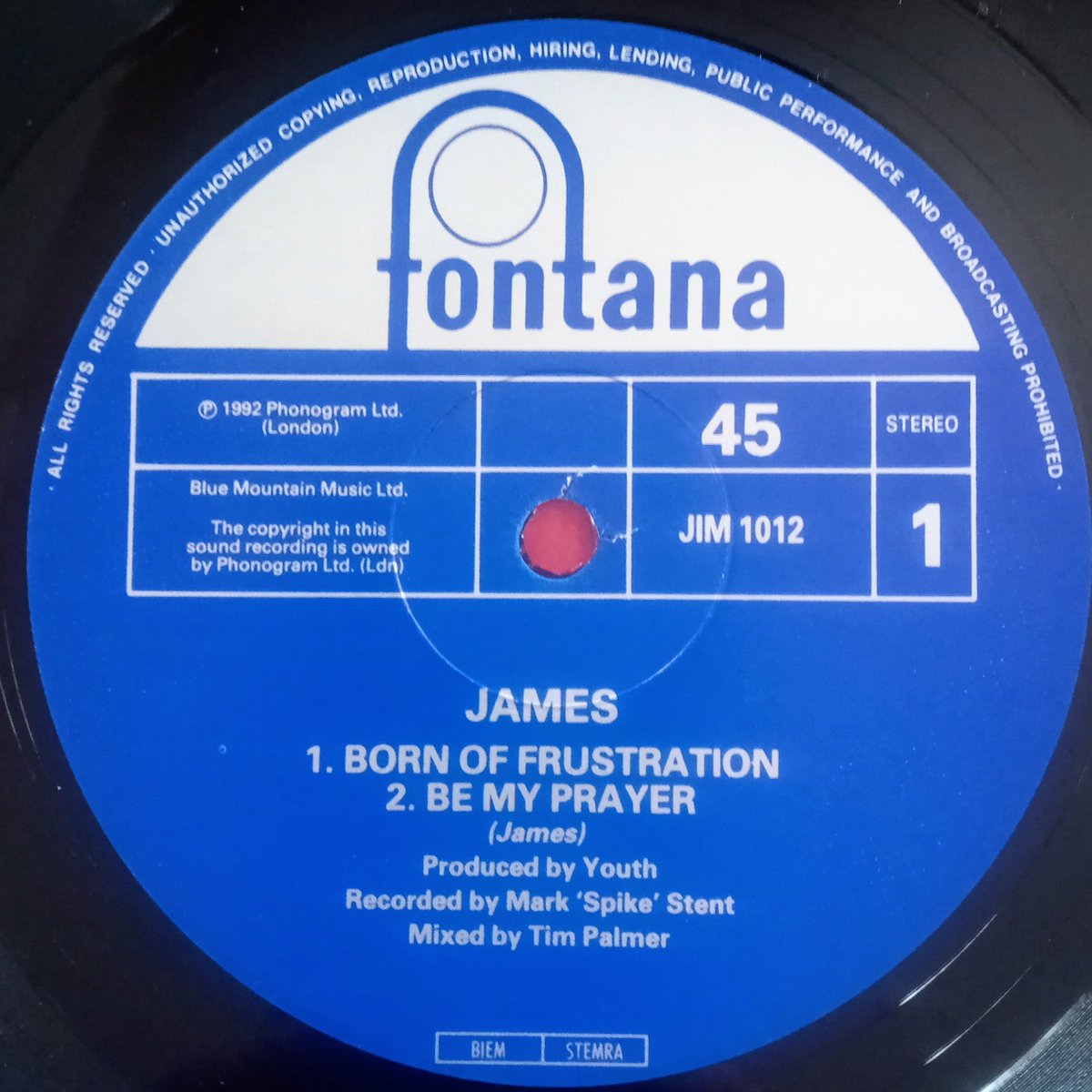 realmadchester's tweet photo. ๐ถ Released 30 years ago today 20/1/1992 ๐ถ https://t.co/gJJx9o7Kbo #30yearsoldtoday #bornoffrustration #james #madchester https://t.co/B6fw26C2Aw
