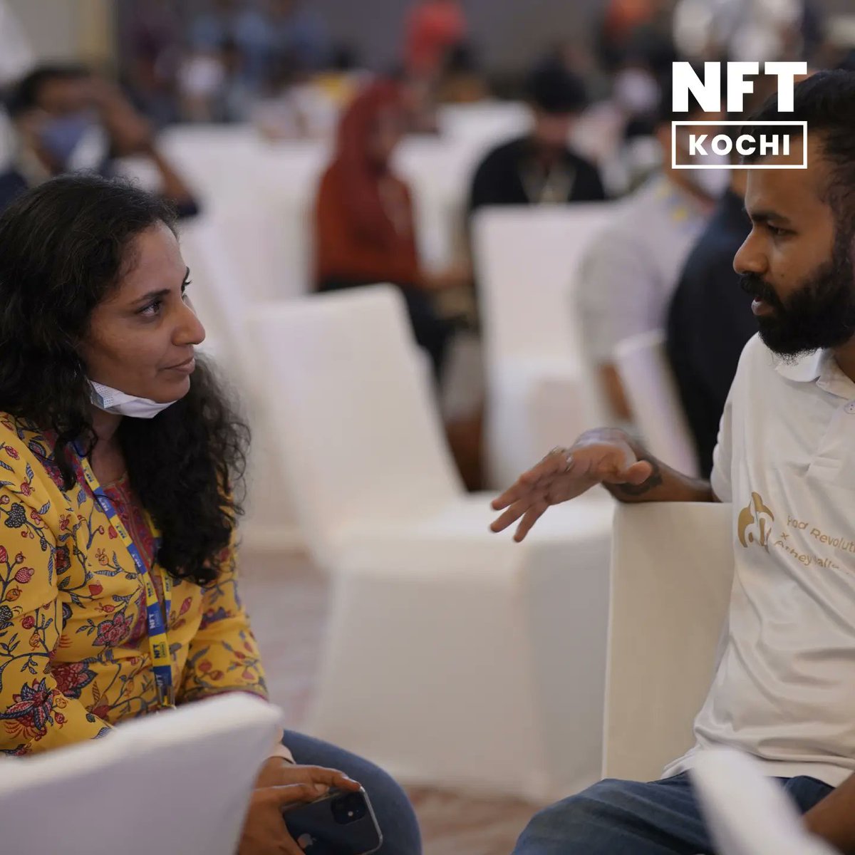 NFTKochi's tweet photo. Ft. Team @atheynallatha at NFT Kochi Conference. 

#NFTKochi2021 #NFTCochin #MetaconIndia #NFTKochi https://t.co/AT4TomP0KP