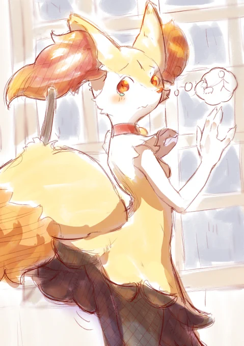 Where does this fox want to go? . 