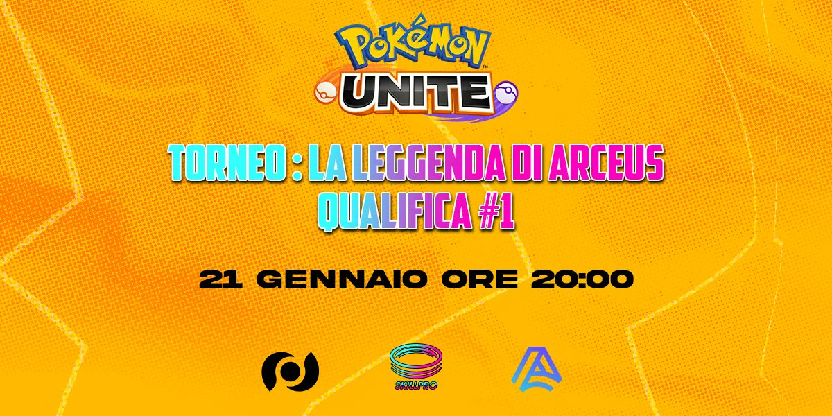 SkillProIT's tweet image. 🏟️Mancano pochi giorni al primo qualifier di "Leggenda di Arceus" su Pokémon Unite! Ancora non ti sei iscritto? Male! Risolvi subito e dimostra a tutti chi è il più forte!🏟️

LINK:  buff.ly/33rXKfK